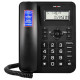 Телефон TEXET TX-264, АОН, спикерфон, тональный / импульсный режим, часы / будильник, SOS, повтор, черный, 127218