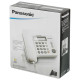 Телефон PANASONIC KX-TS2358RUB, черный, память 50 номеров, АОН, спикерфон, ЖК дисплей с часами, тональный / импульсный режим