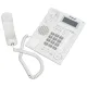 Телефон PANASONIC KX-TS2388RUW, АОН, спикерфон, память 50 номеров в справочнике, тональный/импульсный режим, белый