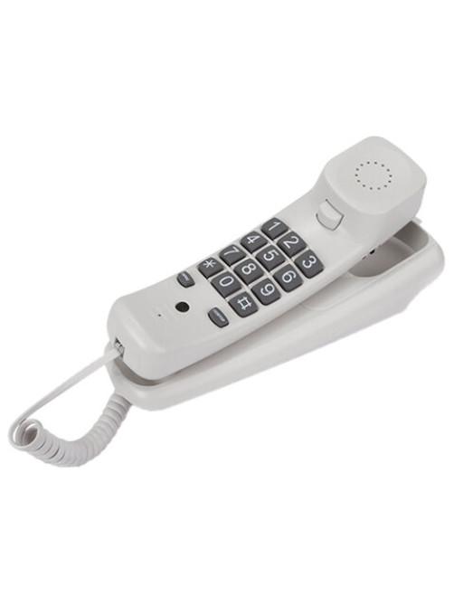 Телефон TEXET TX-219, тональный / импульсный режим, повтор, серый, 125787