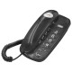 Телефон TEXET TX-238, световая индикация звонка, тональный / импульсный режим, повтор, черный, 126898