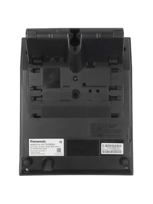 Телефон PANASONIC KX-TS2382RUB, память 10 последних набранных номеров, тональный/импульсный режим, повтор, чёрный