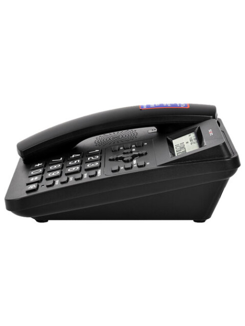 Телефон TEXET TX-264, АОН, спикерфон, тональный / импульсный режим, часы / будильник, SOS, повтор, черный, 127218