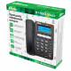Телефон RITMIX RT-550 black, АОН, спикерфон, память 100 номеров, тональный / импульсный режим, черный, 80001483