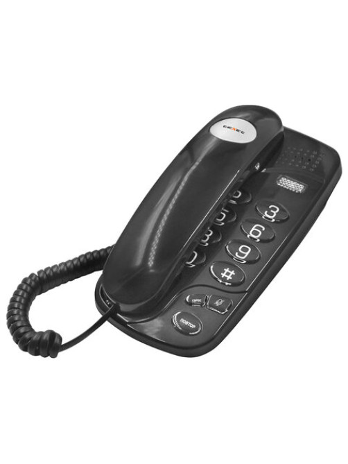 Телефон TEXET TX-238, световая индикация звонка, тональный / импульсный режим, повтор, черный, 126898