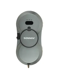 Робот-мойщик окон с автораспылением SONNEN Tech RWC-123 SPRAY, датчик от падения, 26 салфеток, пульт ДУ, 456236