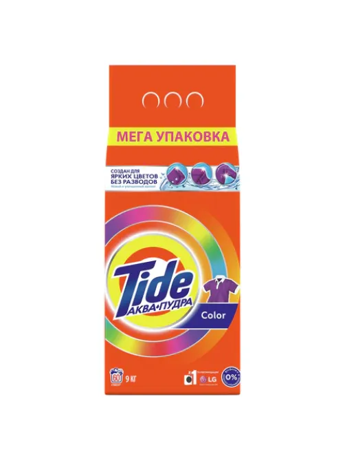 Стиральный порошок-автомат 9 кг, TIDE (Тайд) Color