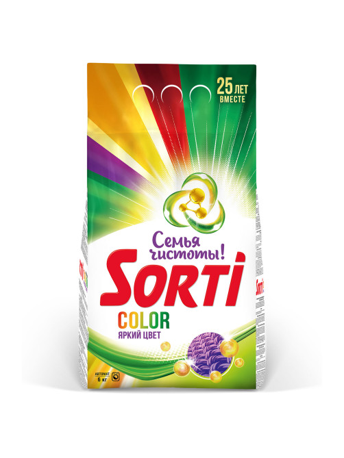 Стиральный порошок-автомат 6 кг, SORTI 