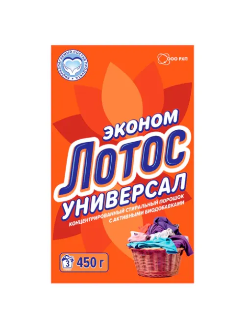 Стиральный порошок универсальный 450 г, ЛОТОС