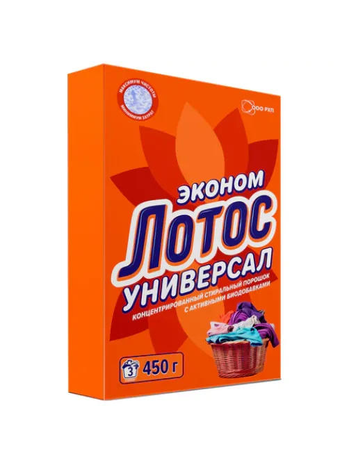 Стиральный порошок универсальный 450 г, ЛОТОС