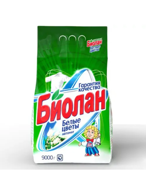 Стиральный порошок автомат 9 кг, БИОЛАН 