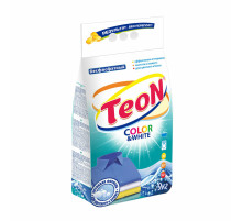 Стиральный порошок для всех типов стирки 9 кг TEON Color&White, бесфосфатный, 650