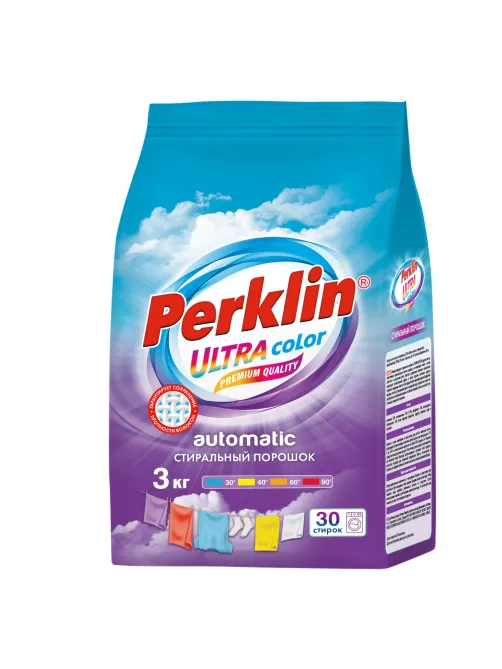 Стиральный порошок автомат 3 кг PERKLIN (ПЕРКЛИН) ULTRA 