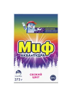 Стиральный порошок для ручной стирки 375 г, МИФ 