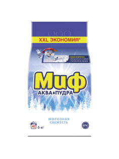 Стиральный порошок-автомат 6 кг, МИФ 3в1, 