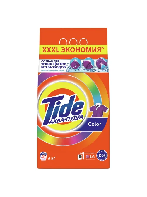 Стиральный порошок-автомат 6 кг, TIDE Color (Тайд Колор)