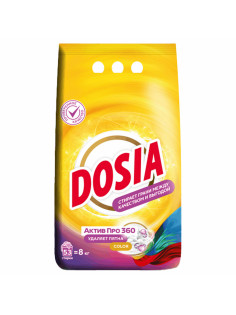 Стиральный порошок автомат 8 кг DOSIA Optima Color, для цветного белья, 3116133