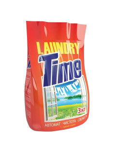 Стиральный порошок-автомат 3 кг, LAUNDRY TIME (Лондри Тайм)