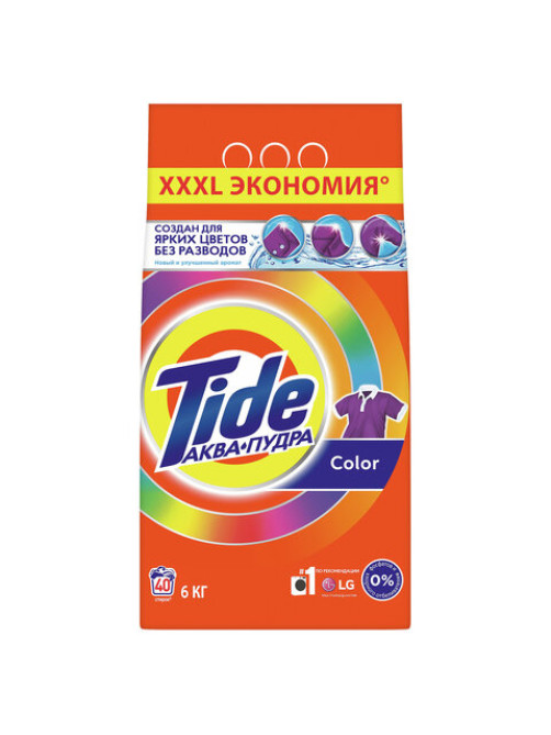 Стиральный порошок-автомат 6 кг, TIDE Color (Тайд Колор)