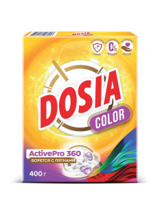 Стиральный порошок для всех типов стирки и тканей 400 г, DOSIA 