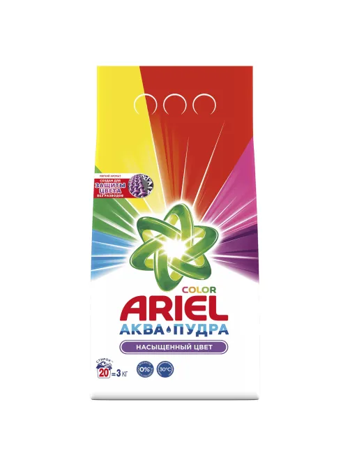 Стиральный порошок-автомат 3 кг, ARIEL (Ариэль) Color