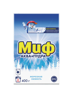Стиральный порошок-автомат 400 г, МИФ 3в1, 