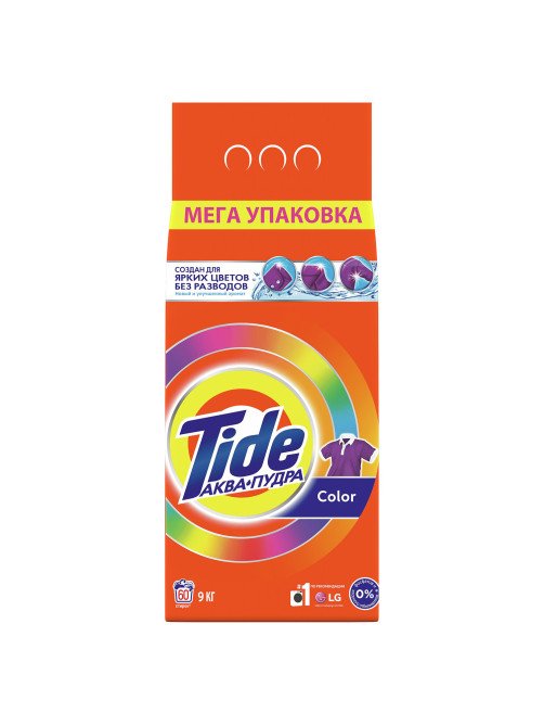 Стиральный порошок-автомат 9 кг, TIDE (Тайд) Color