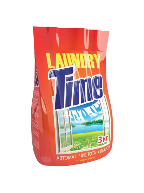 Стиральный порошок-автомат 3 кг, LAUNDRY TIME (Лондри Тайм)