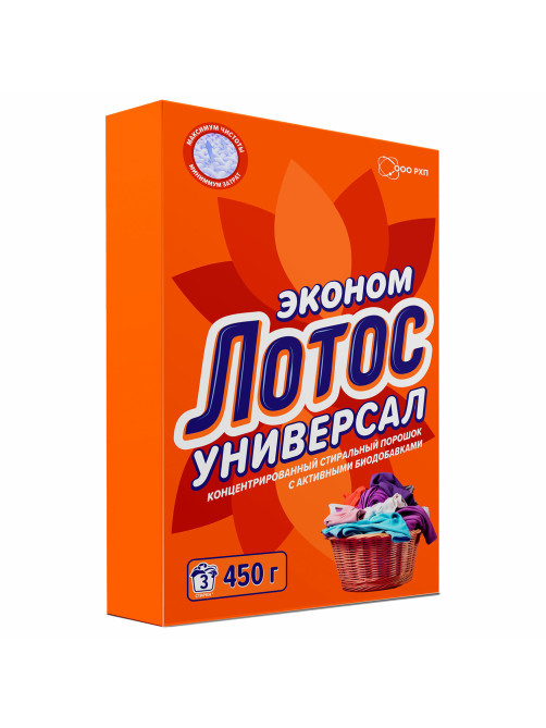 Стиральный порошок универсальный 450 г, ЛОТОС
