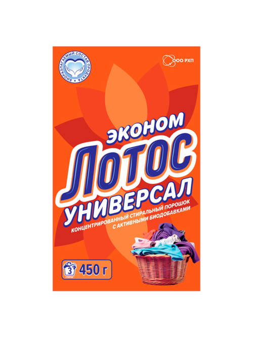 Стиральный порошок универсальный 450 г, ЛОТОС