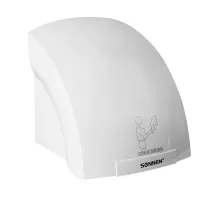 Сушилка для рук SONNEN HD-688, 2000 Вт, пластиковый корпус, белая, 604192