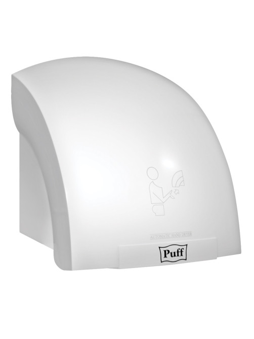 Сушилка для рук PUFF-8820, 2000 Вт, пластик, белая, 1401.308