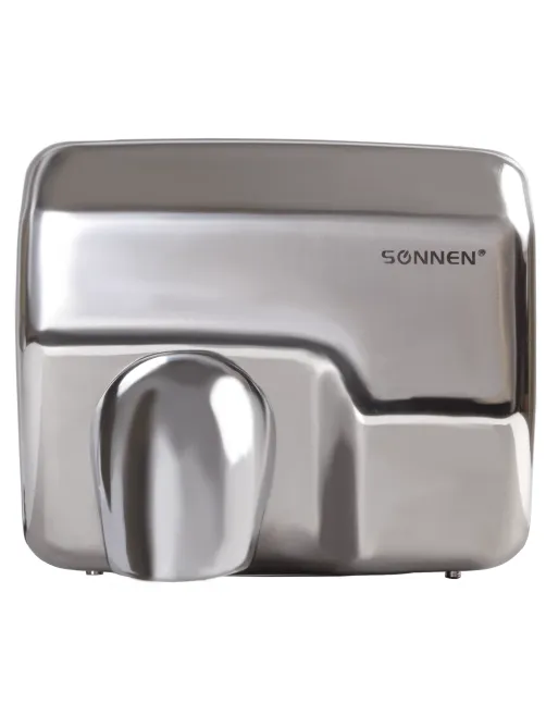 Сушилка для рук SONNEN HD-798S, 2300 Вт, нержавеющая сталь, антивандальная, серебристая, 604194