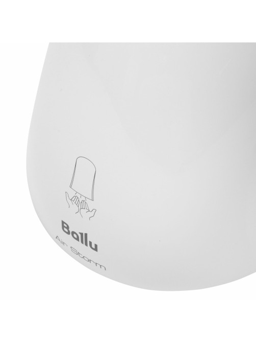 Сушилка для рук BALLU BAHD-1000AS, 1000 Вт, пластик, белая