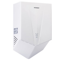 Сушилка для рук ВЫСОКОСКОРОСТНАЯ SONNEN K2022B, 1300 Вт, 150 м/с, IPX1, 72 дБ, белая, пластиковый корпус, 607192