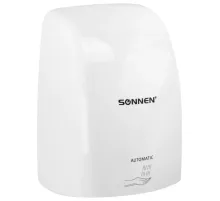 Сушилка ВЫСОКОСКОРОСТНАЯ для рук SONNEN HD-FL-2009, 1200 Вт, пластиковый корпус, белая, 607959