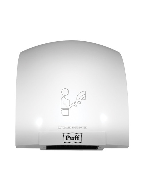 Сушилка для рук PUFF-8820, 2000 Вт, пластик, белая, 1401.308