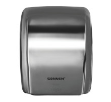 Сушилка для рук SONNEN HD-230S, 2100 Вт, нержавеющая сталь, антивандальная, хром, 604195