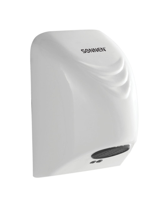 Сушилка для рук SONNEN HD-988, 850 Вт, пластиковый корпус, белая, 604189