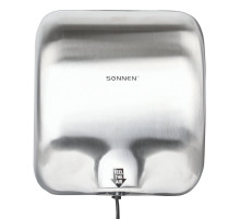 Сушилка для рук SONNEN HD-999, 1800 Вт, нержавеющая сталь, антивандальная, хром, 604746