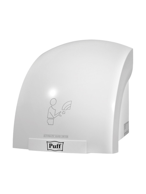 Сушилка для рук PUFF-8820, 2000 Вт, пластик, белая, 1401.308