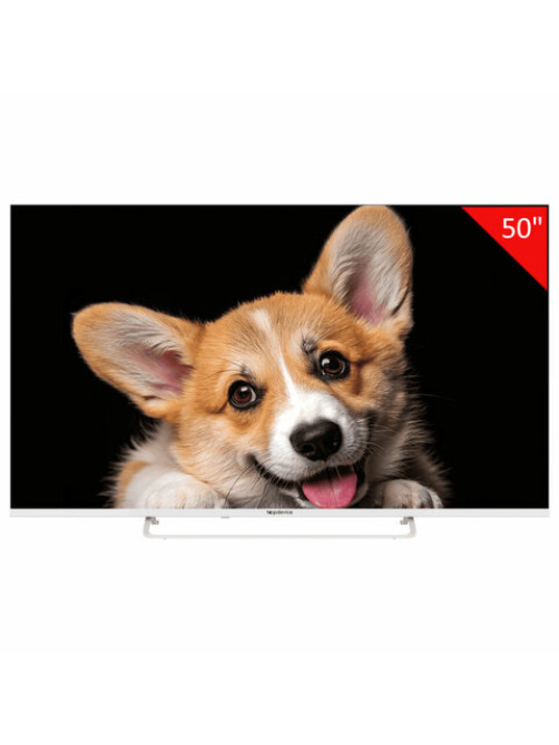 Телевизор TOPDEVICE TDTV50CS03U_WE, 50'' (126 см), 3840x2160, 4K, 16:9, YaOS, Wi-Fi, Bluetooth, белый