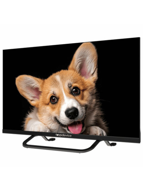 Телевизор TOPDEVICE TDTV24CS03H_BK, 24'' (60 см), 1366x768, HD, 16:9, YaOS, Wi-Fi, Bluetooth, черный