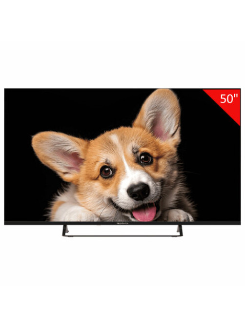 Телевизор TOPDEVICE TDTV50CS03U_BK, 50'' (126 см), 3840x2160, 4K, 16:9, YaOS, Wi-Fi, Bluetooth, черный