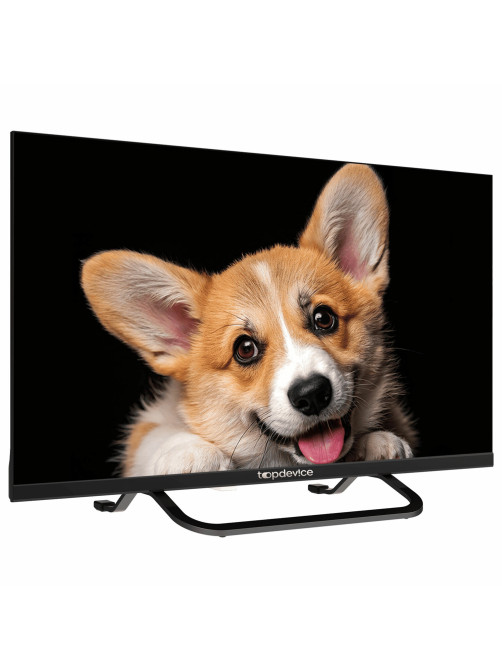 Телевизор TOPDEVICE TDTV24CS03H_BK, 24'' (60 см), 1366x768, HD, 16:9, YaOS, Wi-Fi, Bluetooth, черный