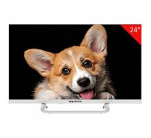 Телевизор TOPDEVICE TDTV24CS03H_WE, 24'' (60 см), 1366x768, HD, 16:9, YaOS, Wi-Fi, Bluetooth, белый