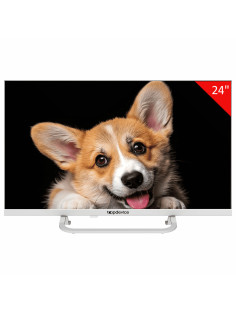 Телевизор TOPDEVICE TDTV24CS03H_WE, 24'' (60 см), 1366x768, HD, 16:9, YaOS, Wi-Fi, Bluetooth, белый