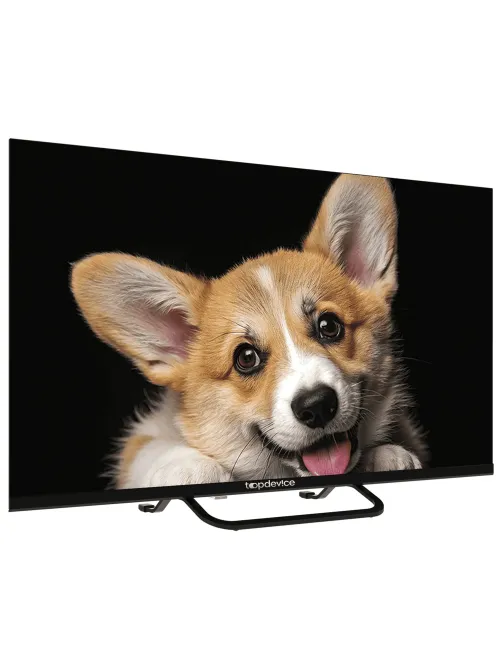 Телевизор TOPDEVICE TDTV32CS03H_BK, 32'' (80 см), 1366x768, HD, 16:9, YaOS, Wi-Fi, Bluetooth, черный