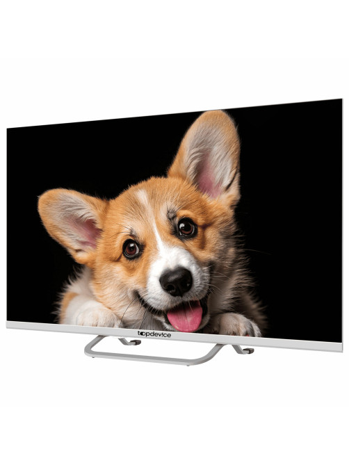 Телевизор TOPDEVICE TDTV32CS03H_WE, 32'' (80 см), 1366x768, HD, 16:9, YaOS, Wi-Fi, Bluetooth, белый