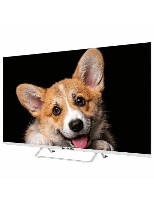Телевизор TOPDEVICE TDTV43CS03U_WE, 43'' (109 см), 3840x2160, 4K, 16:9, YaOS, Wi-Fi, Bluetooth, белый